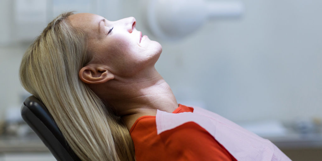 dental patient under sedation