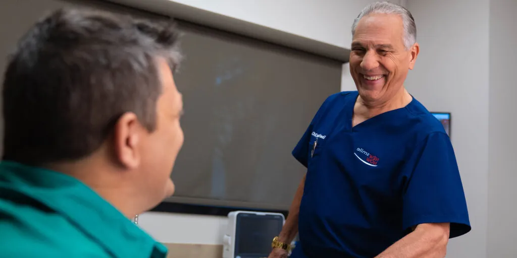 Doctor shaking Patient hand