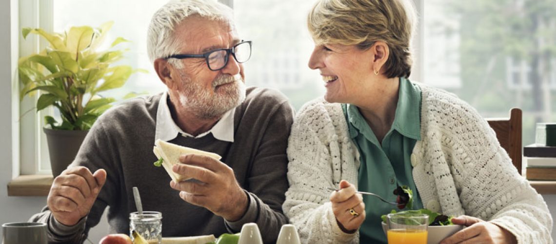 Dental Implant Patients Eating Together In Monroeville, PA