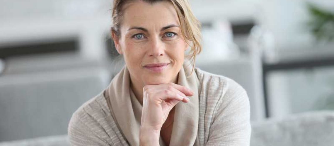dental patient smiling after her laser resurfacing treatment